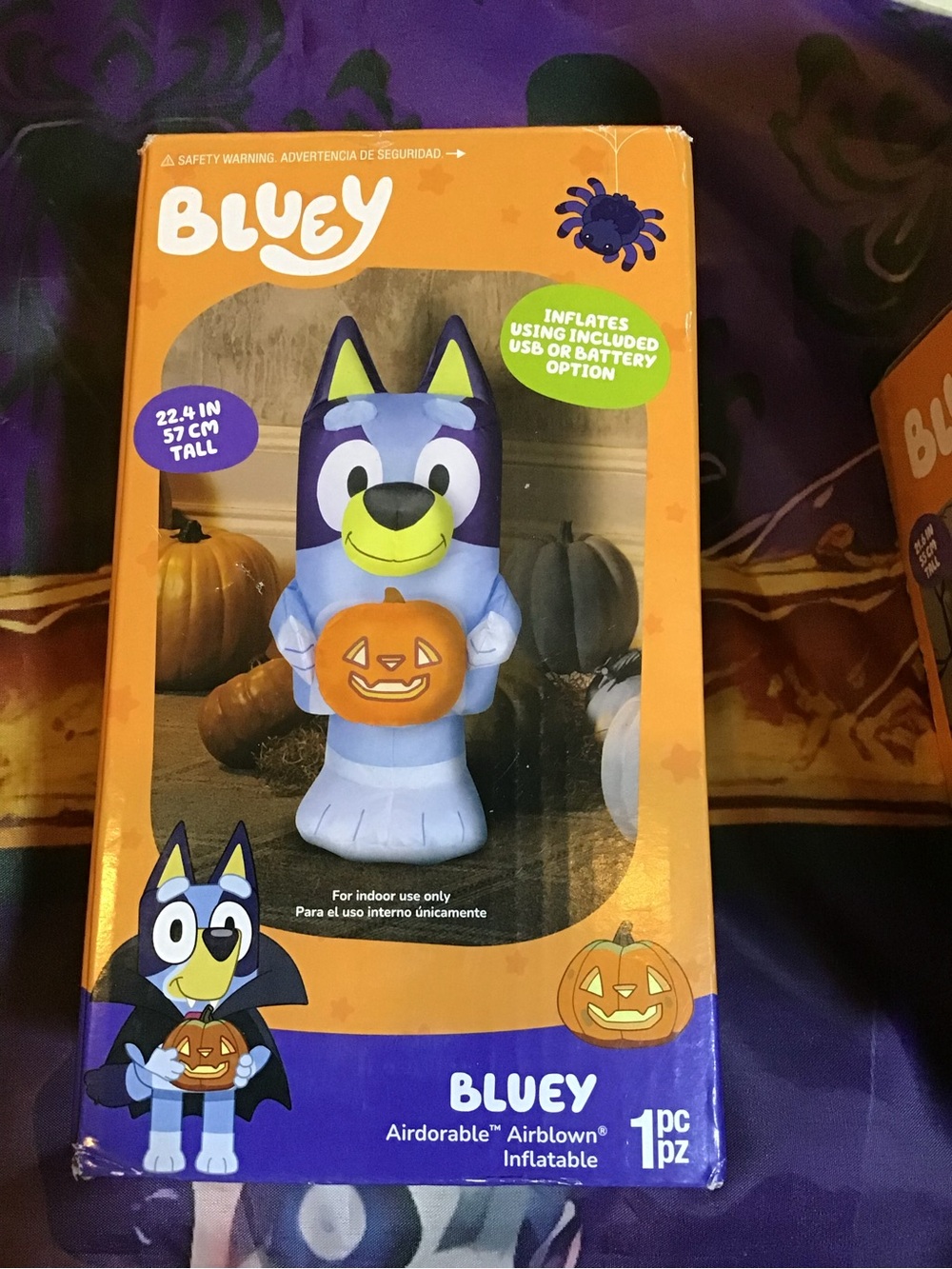 Bluey airblown inflatable 1pc 22.4 inch indoor